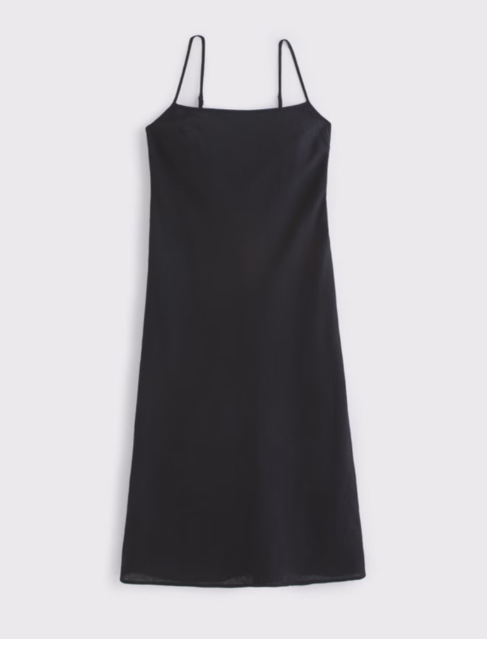 Abercrombie The A&F Julia Slip Linen-Blend Midi Dress - Picture 2 of 9
